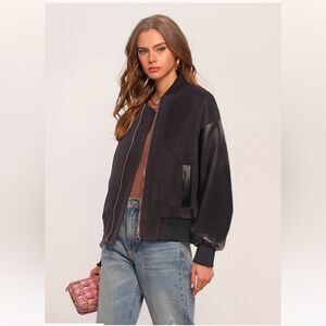 Heartloom Lizea Bomber Jacket NWOT